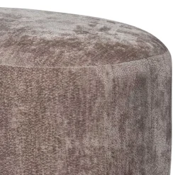 Couchhocker in Taupe Chenille - Fridelia