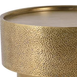 Couchtisch in Gold und Bronze - Beaven