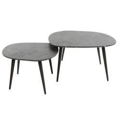 Couchtisch Paar im Retrostil - Simonas (zweiteilig)