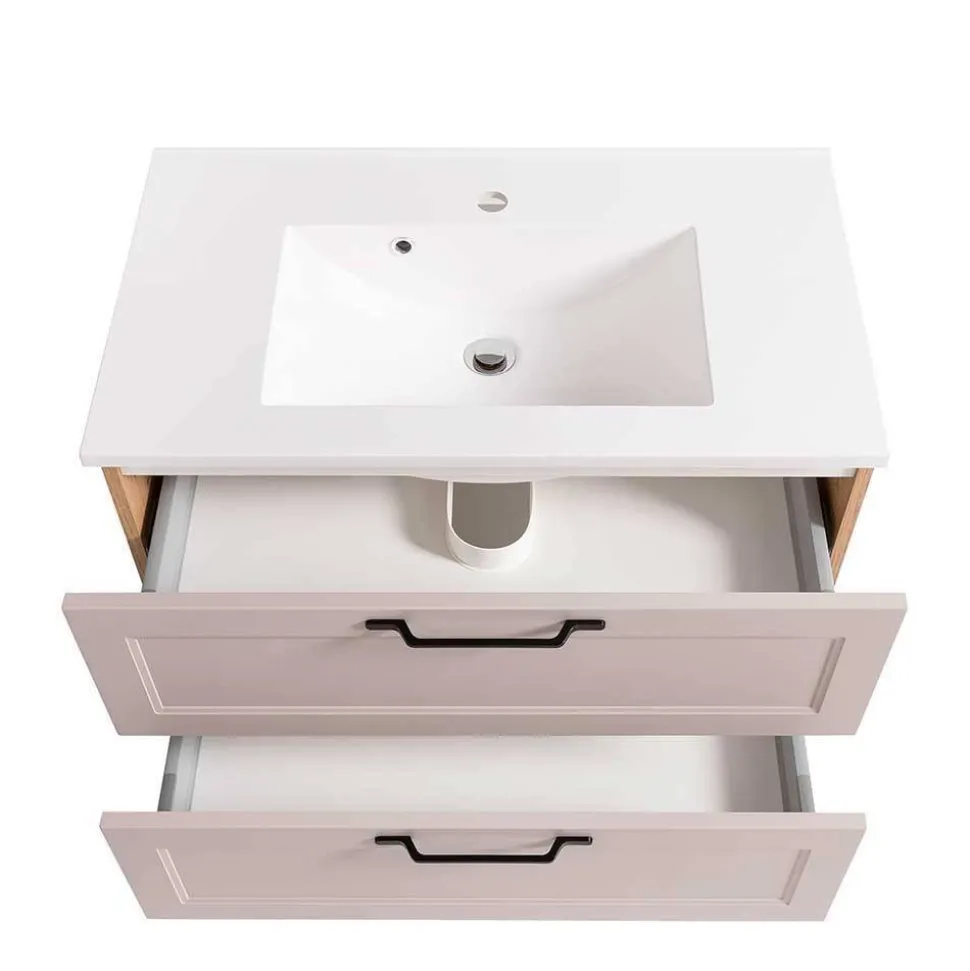 Country Style Badezimmermöbel Set - Trioto (vierteilig)