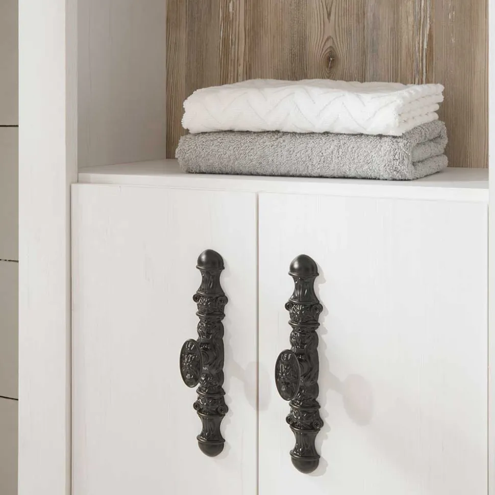 Country Style Badschrank 200 cm hoch - Doules