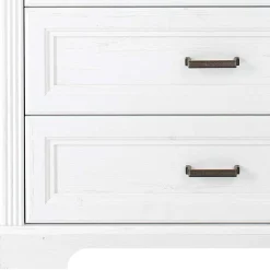 Country Style Hochkommode mit fünf Schubladen - Mehady