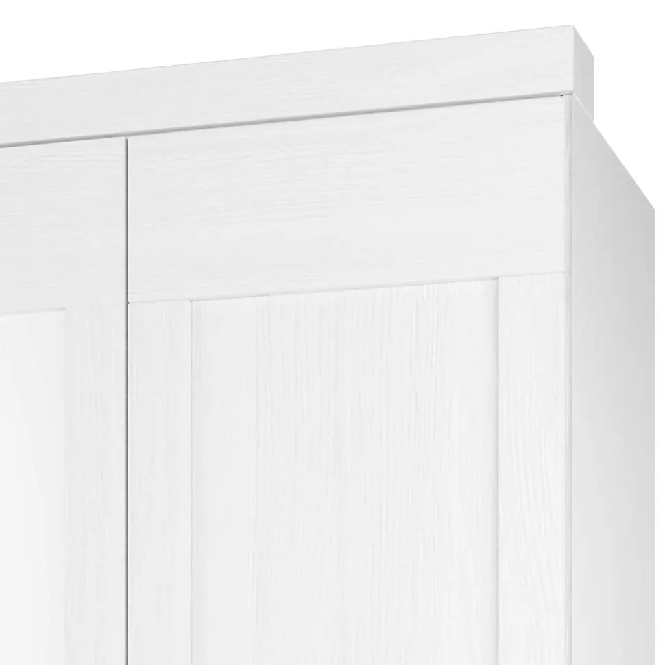 Country Style Schrank in Pinie Weiß - Imtreba I