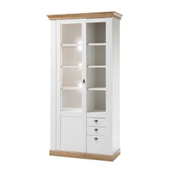 Country Style Vitrinenschrank zweifarbig - Diatara