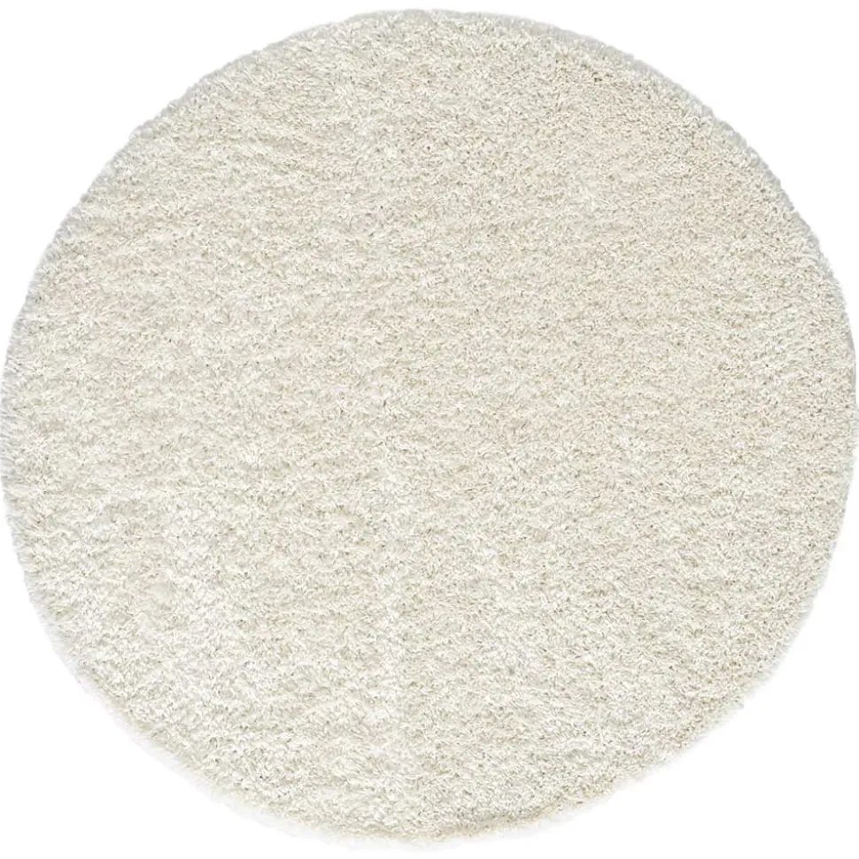 Cremefarbener Teppich mit hohem Flor - Vacance