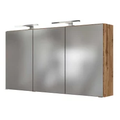 3D Spiegelschrank fürs Bad in Dekor Wildeiche - Athrin