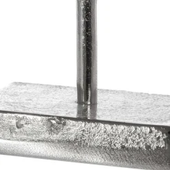 Deko-Objekt aus Metall in Silber - Marus