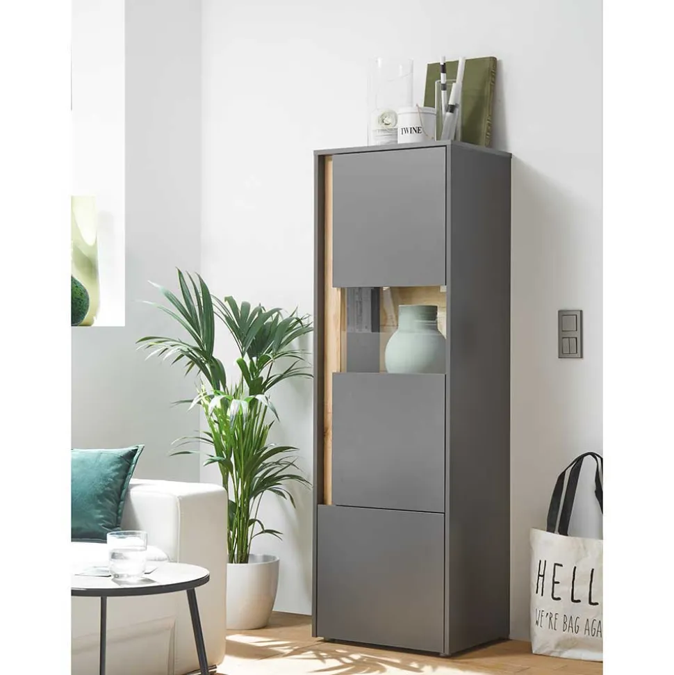 Design Anbauwand fürs Wohnzimmer - Ahilav (dreiteilig)