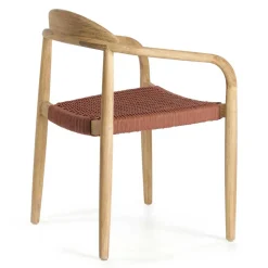 Design Armlehnenstühle mit Geflechtsitz - Renero (4er Set)