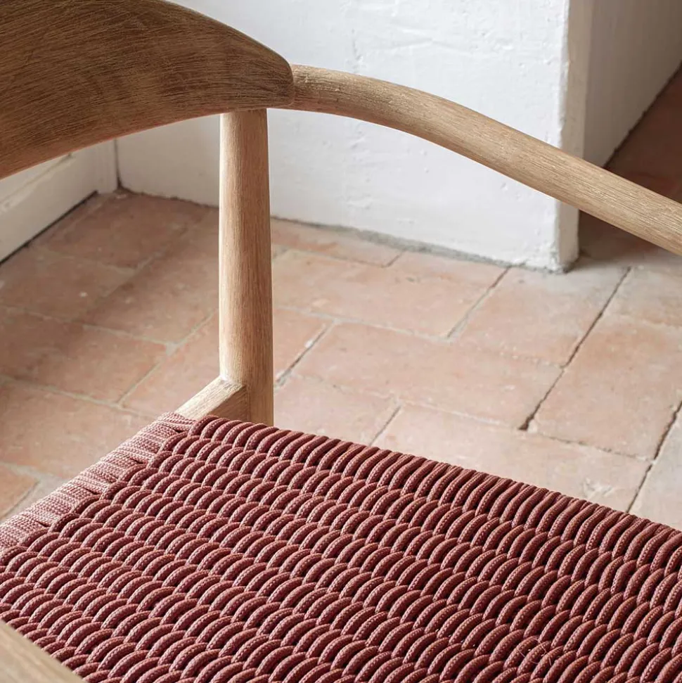 Design Armlehnenstühle mit Geflechtsitz - Renero (4er Set)