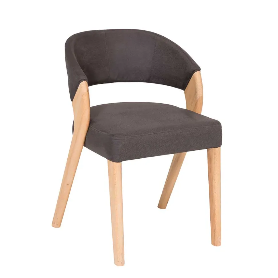 Design Armlehnenstuhl in Dunkelbraun - Croatia