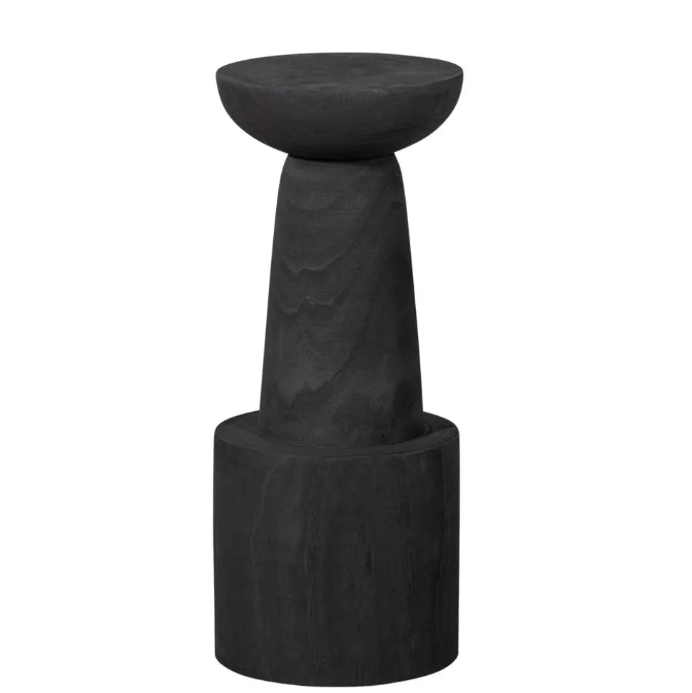 Design Barhocker aus Paulownia Massivholz - Yanus (2er Set)