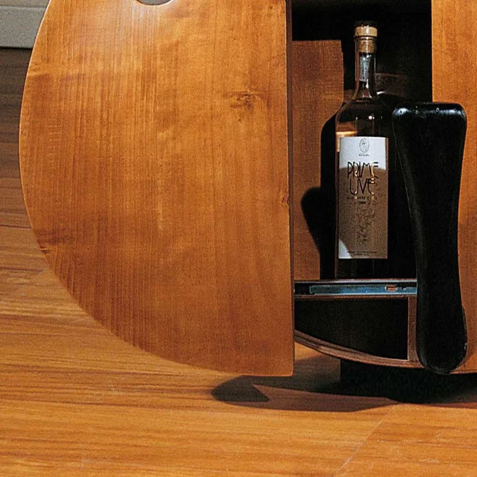 Design Barschrank Kontrabass Coloniada aus Holz