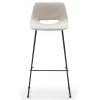 Design Barstühle in Beige & Schwarz - Heats (2er Set)