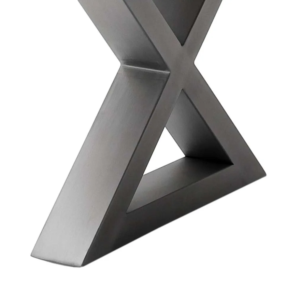 Design Baumkanten-Couchtisch in Grau - Siestago