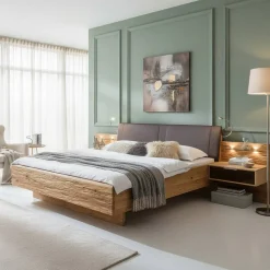 Design Bettanlage mit LED - Ornany (dreiteilig)