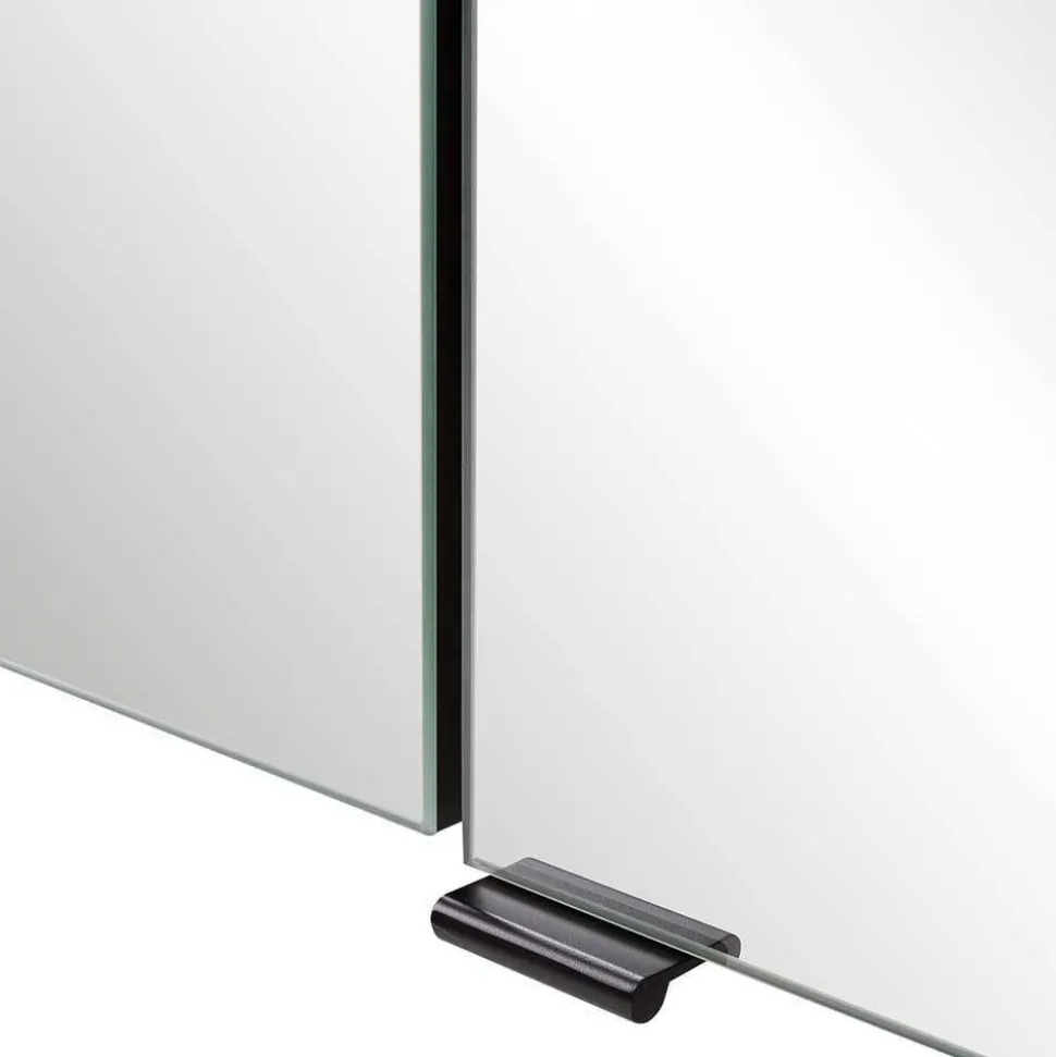 Design Doppel-Waschtisch & Spiegelschrank - Crystoga (zweiteilig)