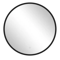 Design Doppelwaschtisch mit Lichtspiegeln - Crystoga (dreiteilig)