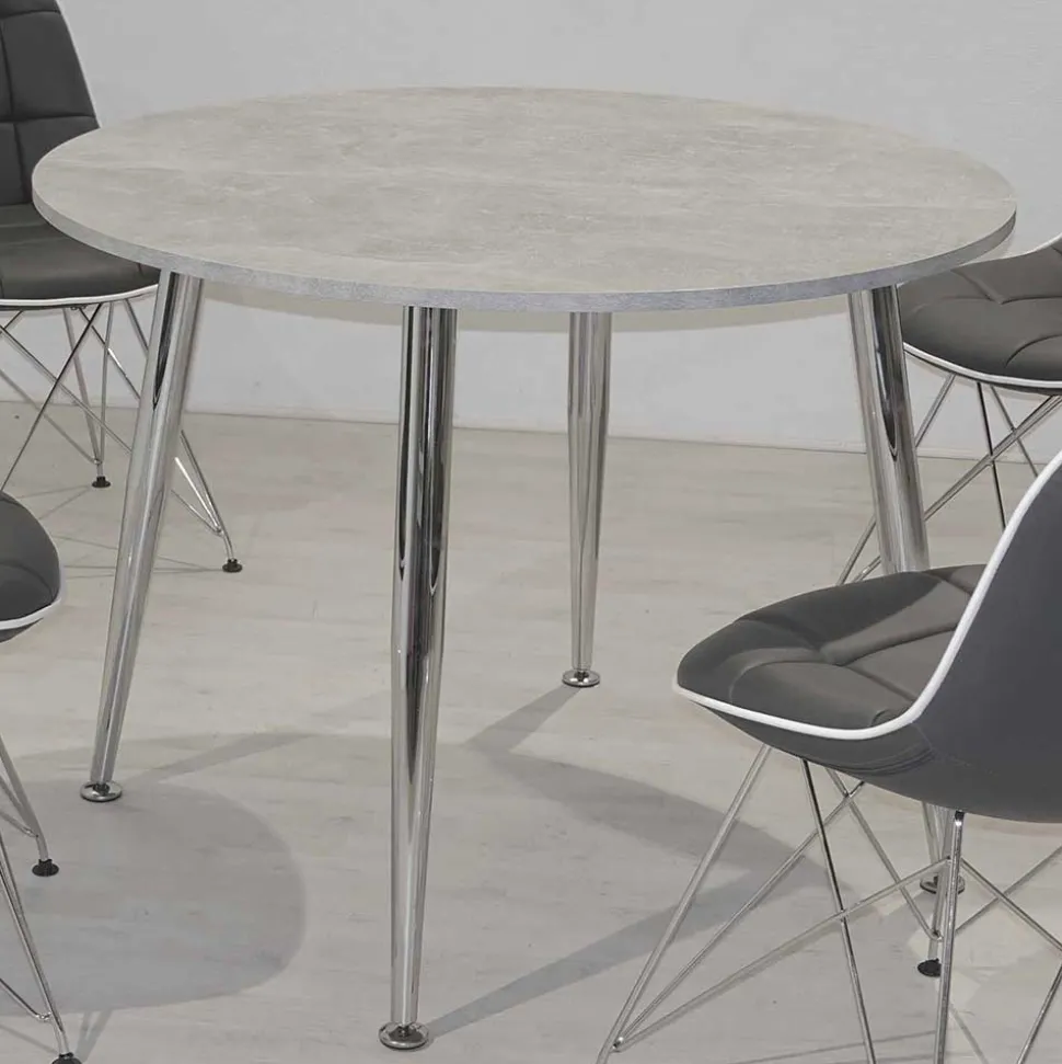 Design Essgruppe in Rund - Flumicina (fünfteilig)