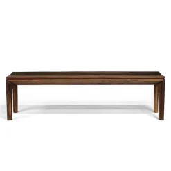 Design Esszimmer Bank aus Nussbaum Massivholz - Edicenza