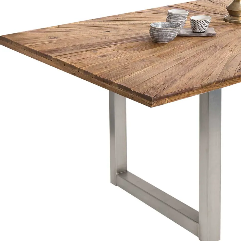 Design Esszimmertisch aus Altholz Teak - Liberty