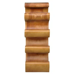 Design Flaschenregal aus Suar Massivholz - Teako