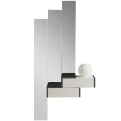 Design Flurmöbel in Weiß & Schwarz - Uwida (vierteilig)