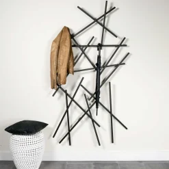 Design Garderobe mit 10 Kleiderhaken - Cyliane