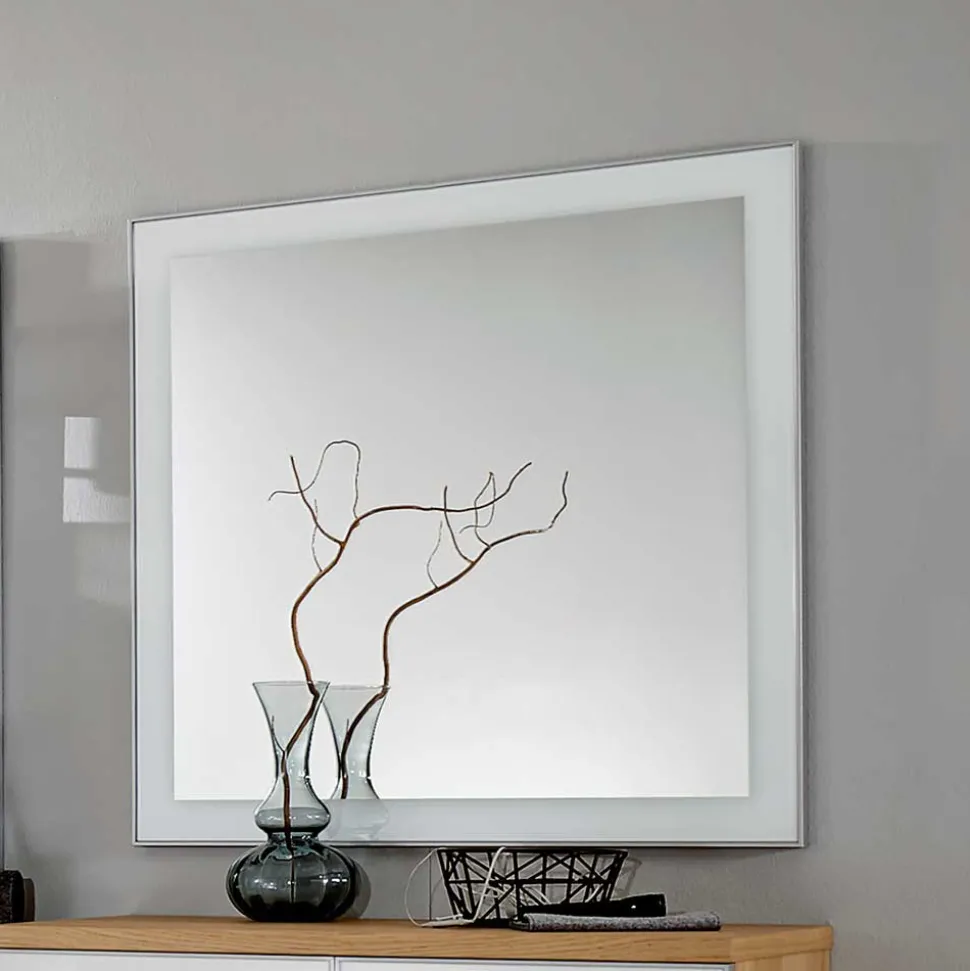 Design Garderobenspiegel Zoricano in Weiß