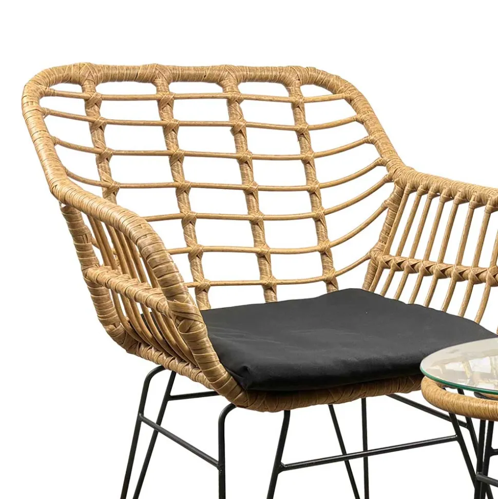 Design Garten Sitzgruppe für Zwei - Kolage (dreiteilig)