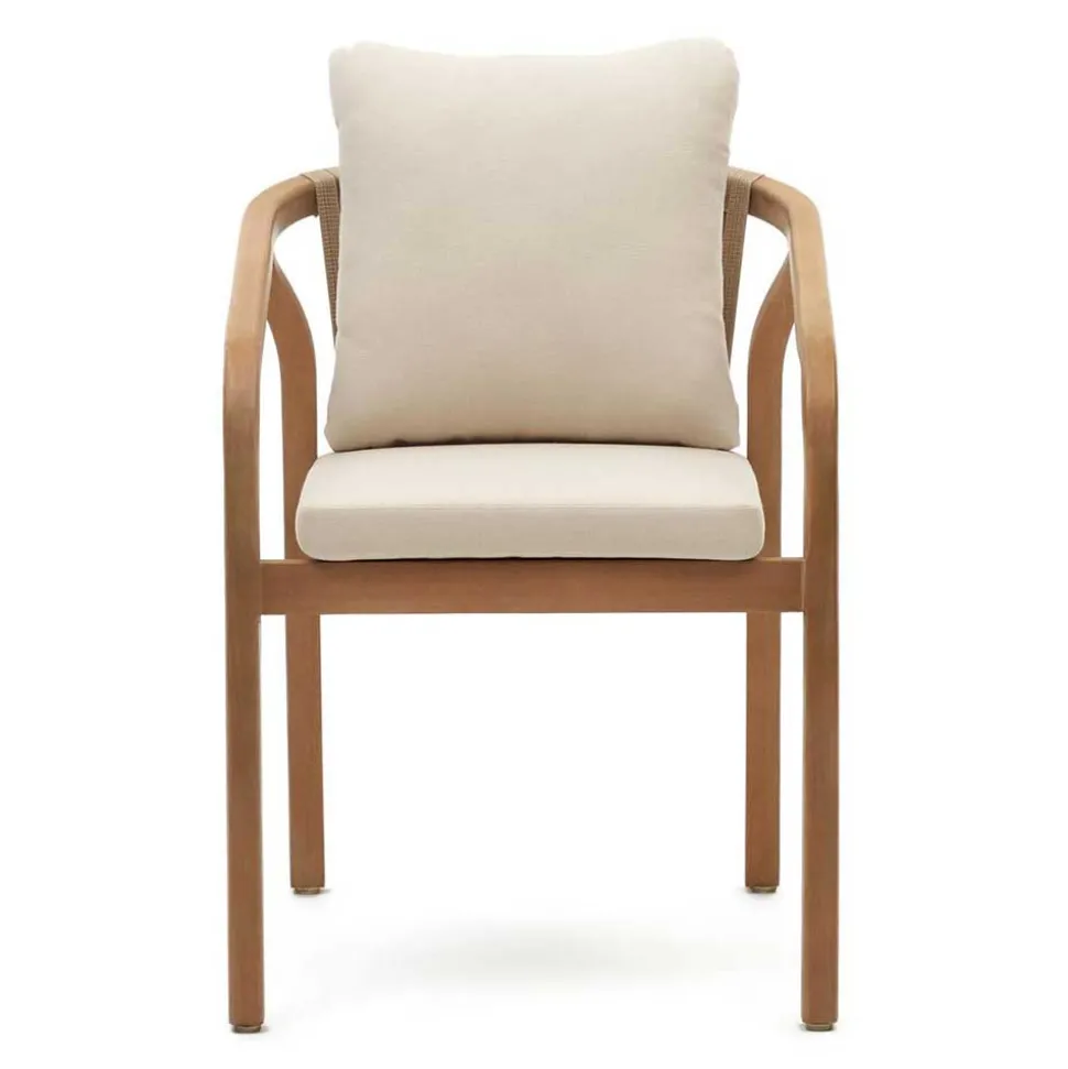 Design Gartenstühle mit Armlehnen - Faneto (4er Set)