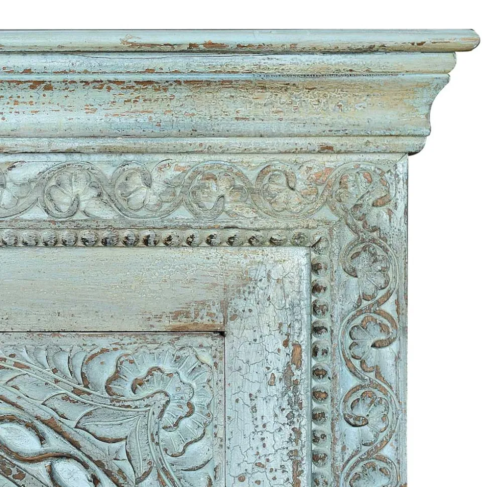 Design Holzschrank in Türkis - Francys