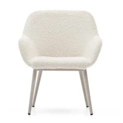 Design Kinderstühle in Weiß Boucle - Betty (2er Set)