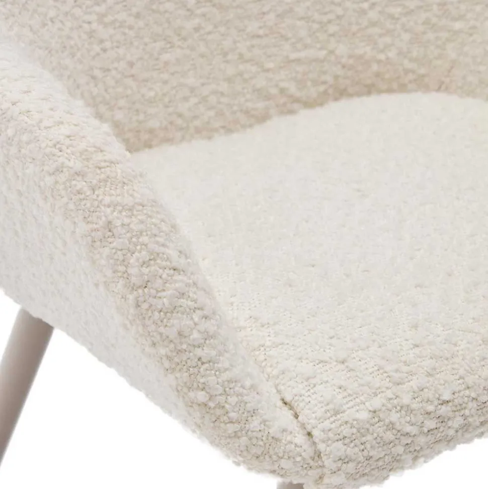 Design Kinderstühle in Weiß Boucle - Betty (2er Set)