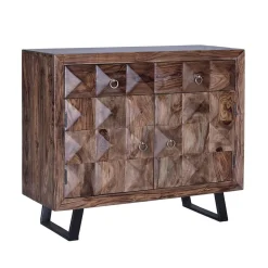 Design Kombi-Kommode aus massivem Rosenholz - Christoma