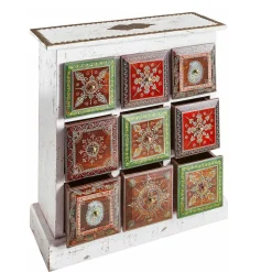 Design Kommode mit 9 Schubladen - Couras