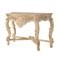 Design Konsolentisch in Mangoholz White Wash - Chiety