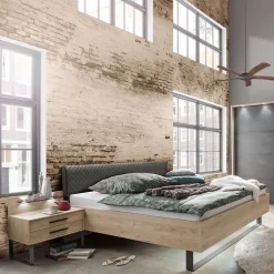 Design Loft Bett mit Nachttischen - Licruva (dreiteilig)