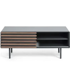 Design Lowboard für Fernseher Trupea in Dunkelgrau
