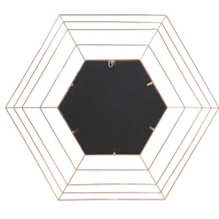 Design Metall Spiegel in Kupferfarben - Monika