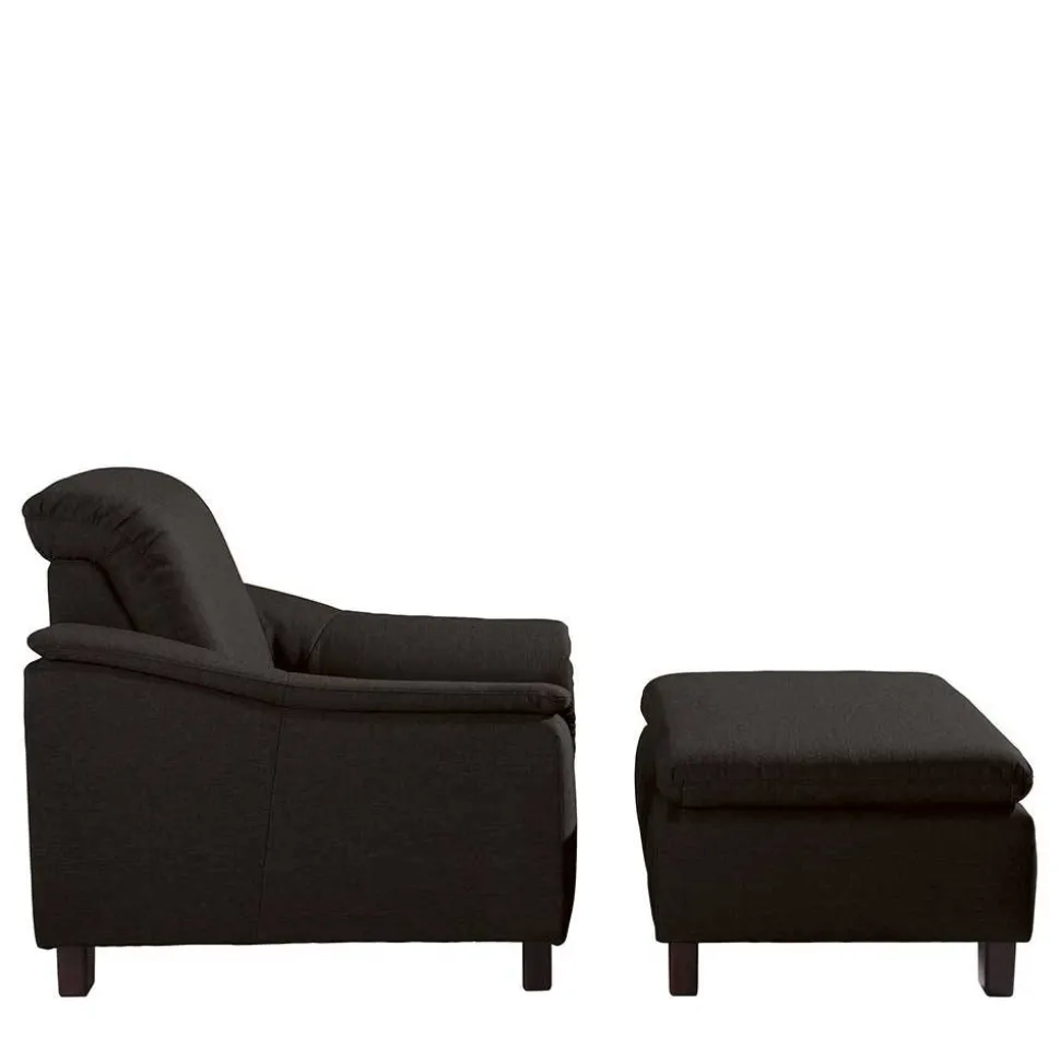 Design Polstersessel in Dunkelbraun - Acristodat