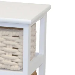 Design Regal mit drei Körben aus Kordel - Formosa