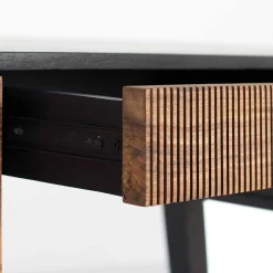 Design Schreibtisch aus Mangoholz und Palisander - Ondarroa