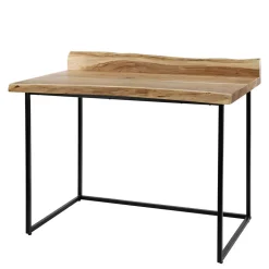 Design Schreibtisch mit Naturkanten aus Akazie - Ilmany