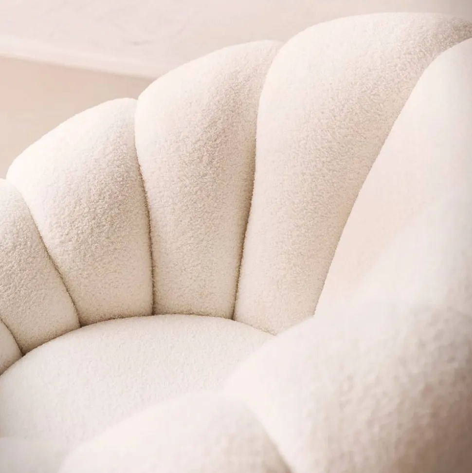 Design Sessel mit Hocker Set - Zyrano (zweiteilig)