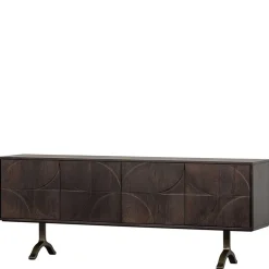 Design Sideboard in Nussbaum aus Mango Holz - Pisino