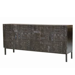 Design Sideboard in Walnuss Braun - Solu