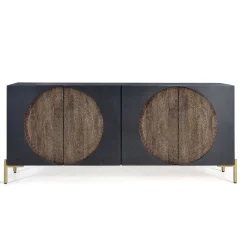 Design Sideboard mit Mandala Schnitzerei - Synessa