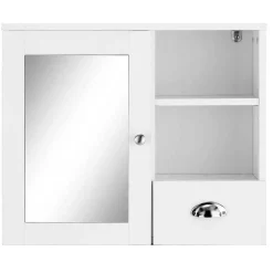 Design Spiegelschrank fürs Bad in Weiß - Gorgona