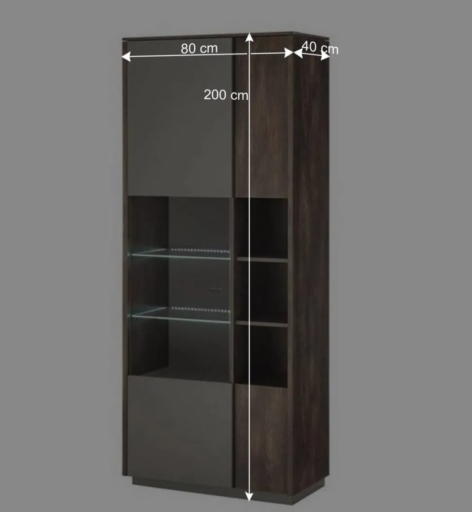 Design TV Anbauwand Möbelset - Mundo (vierteilig)